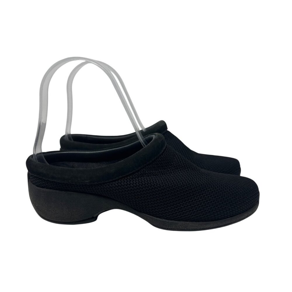 Merrell Spire NetBlack Mesh Slip-On Clogs With Suede Trim Womens Shoes Size 6